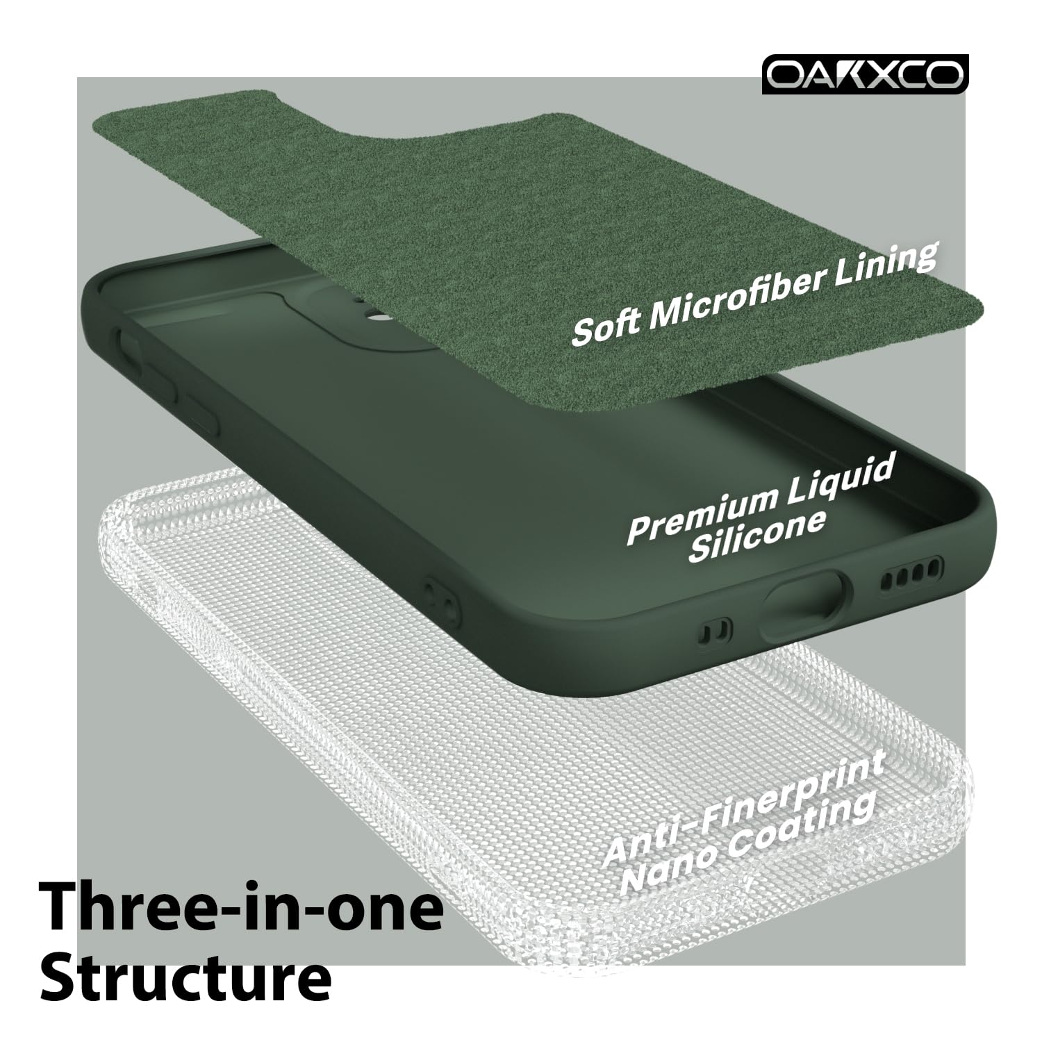 oakxco for iPhone 17 Pro Max Phone Case Liquid Silicone, Cute Thin Slim Grip Soft Rubber Gel for Women Men, Smooth Matte TPU Plain Solid Color Girly Simple Case with Camera Cover, Light Pink — view 130