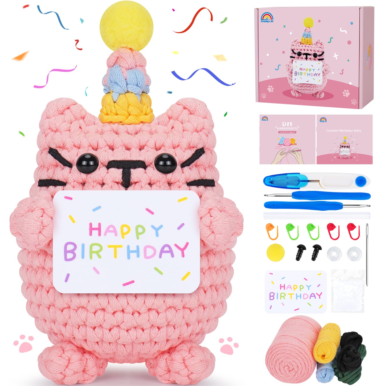 Demiuko Kit de crochet pour débutants et adultes - 2 pièces - Tortues - Animaux - Kit complet de fournitures de tricot avec fil - Tutoriels vidéo - Jouets faits à main Demiuko Kit de crochet pour débutants et adultes - 2 pièces - Tortues - Animaux - Kit complet de fournitures de tricot avec fil - Tutoriels vidéo - Jouets faits à main