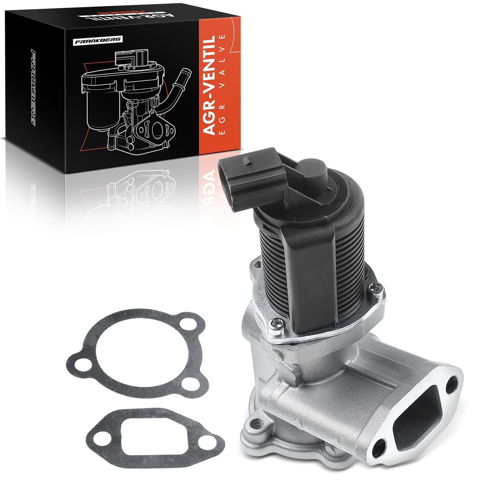 Frankberg Valvola EGR Compatibile con Punto Evo 199 1.3 D MultiJet Musa 350 1.3 D MultiJet Linea 110 323 1.3 D MultiJet Ypsilon 843 1.3 D MultiJet Idea 350 1.3 D MultiJet 7.00020.40.0,55219502