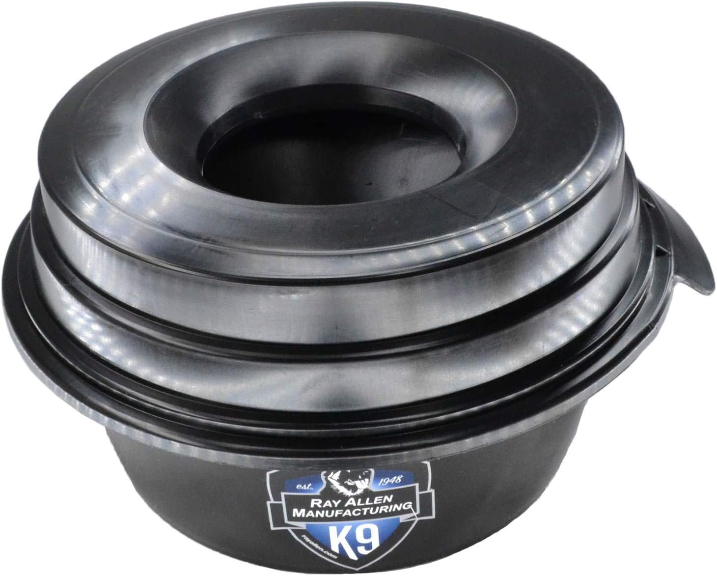 Ray Allen Buddy Bowl - Spill Proof Dog Water Bowl (64oz Black)