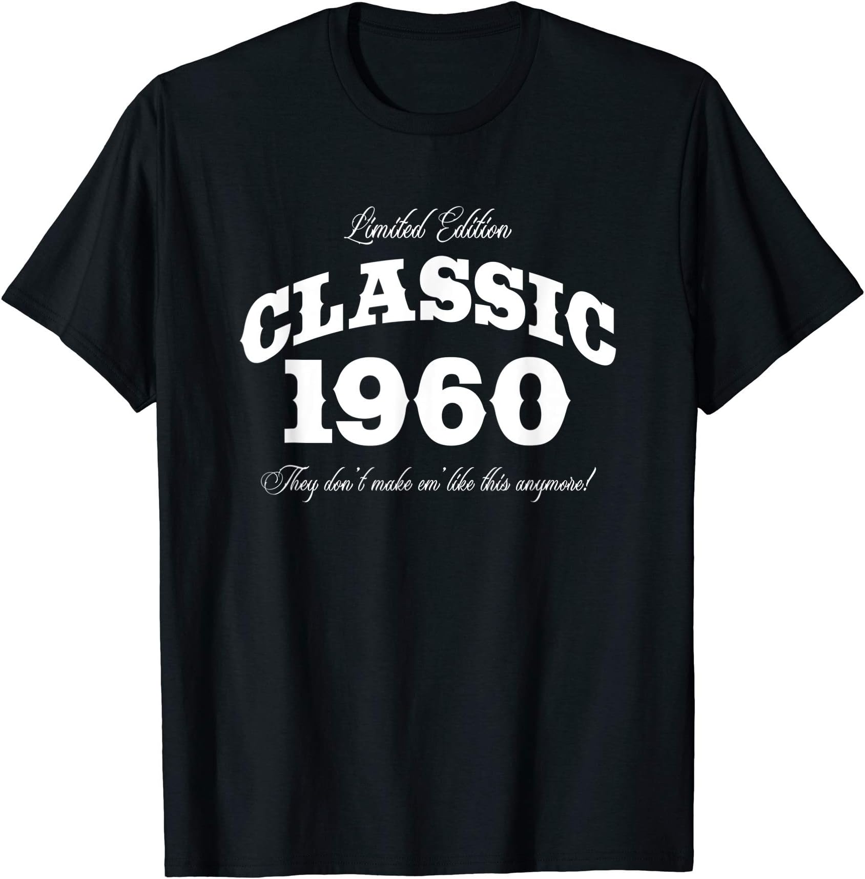 Born in 196065 Year Old Vintage Classic Car 1960 65th Birthday T-Shirt