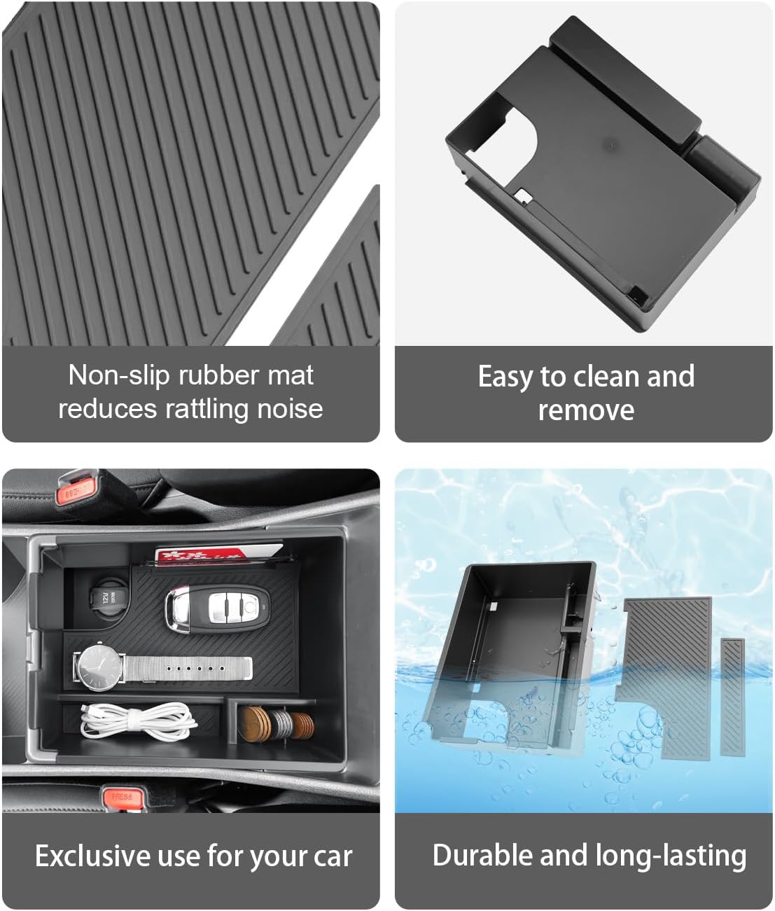 CDEFG Compatible with Kia Sportage NQ5 2026 2027 Facelift Armrest Organiser image 5