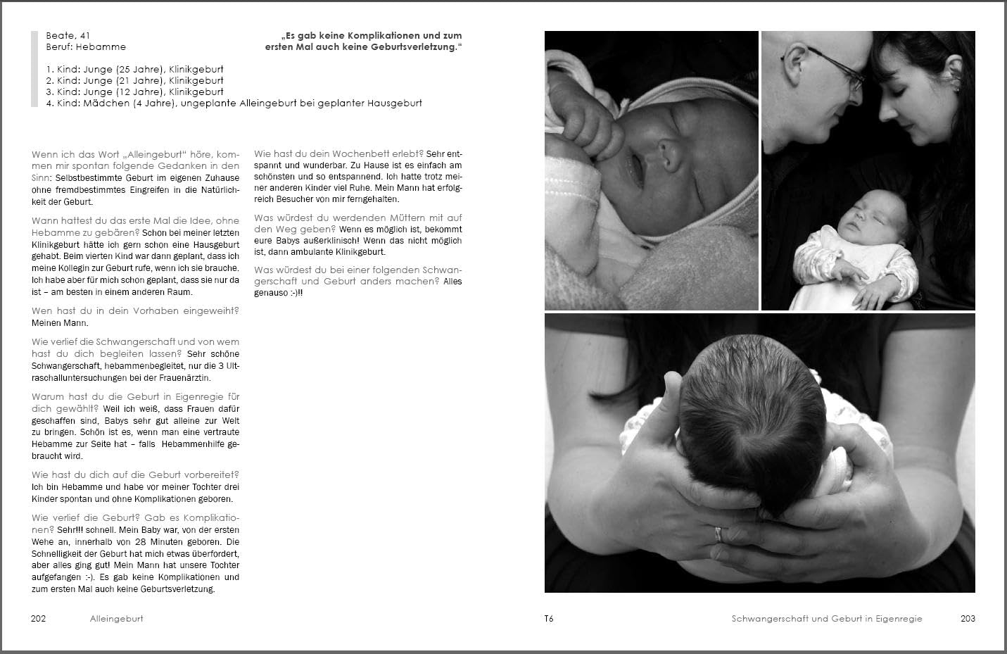 Alleingeburt - Schwangerschaft und Geburt in Eigenregie (German Edition)