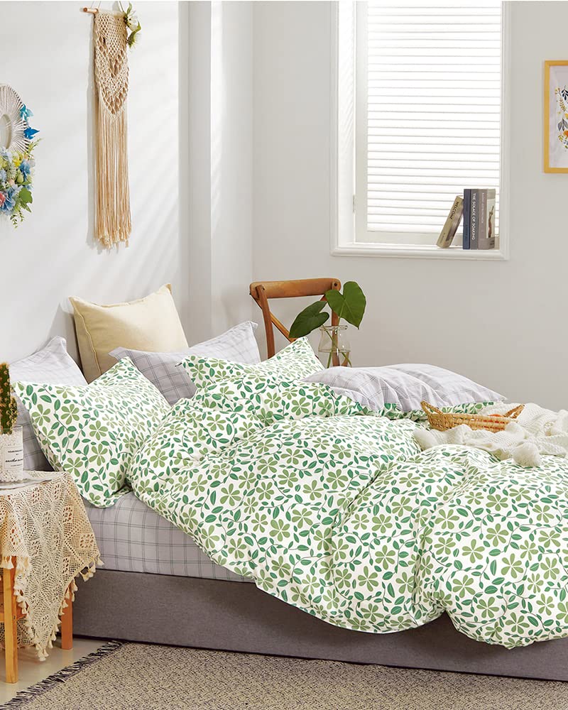 Aj Home Comforter - 100% Cotton Bedding Set, luxury soft Duvet Quilt double face - Single 4pcs