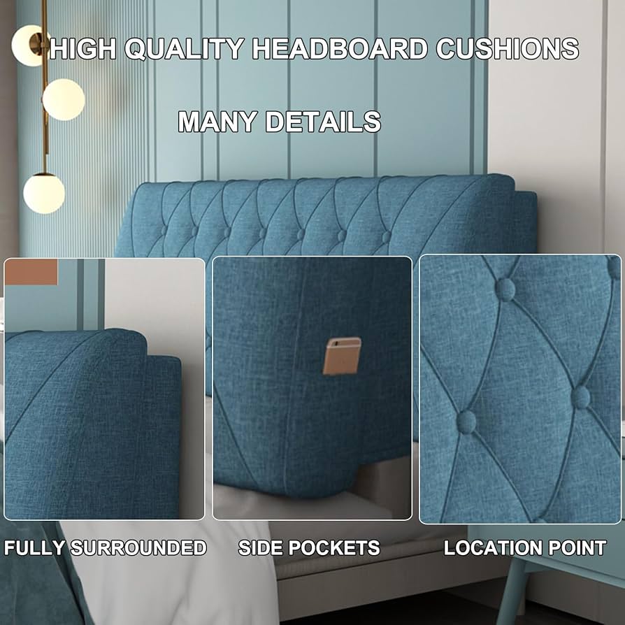 Amazon.com: ZZYK Soft Upholstered Full Headboard Linen