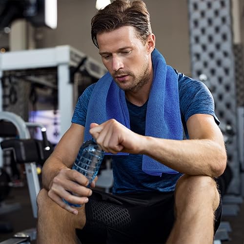 Miniatura 6 de 36 paquetes de toallas de microfibra absorbentes a prueba de blanqueador, resistentes a la decoloración, toallas de mano para gimnasio, baño, spa,