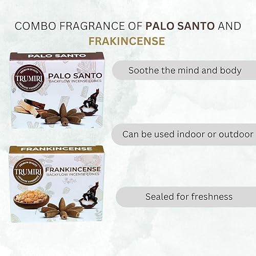 Vista 205 de Paquete combinado de conos de incienso de reflujo – 10 opio + 10 conos de incienso perfumados de cannabis