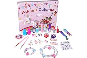 MJartoria 2024 Advent Calendar Makeup for Girls, the Ultimate Unicorn Beauty Countdown to Christmas