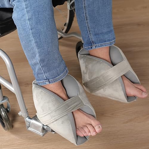 Miniatura 6 de Protectores de talón para úlceras por presión, almohada de suplemento de pies, cojines de talón para aliviar el dolor de talón, úlceras por presión,