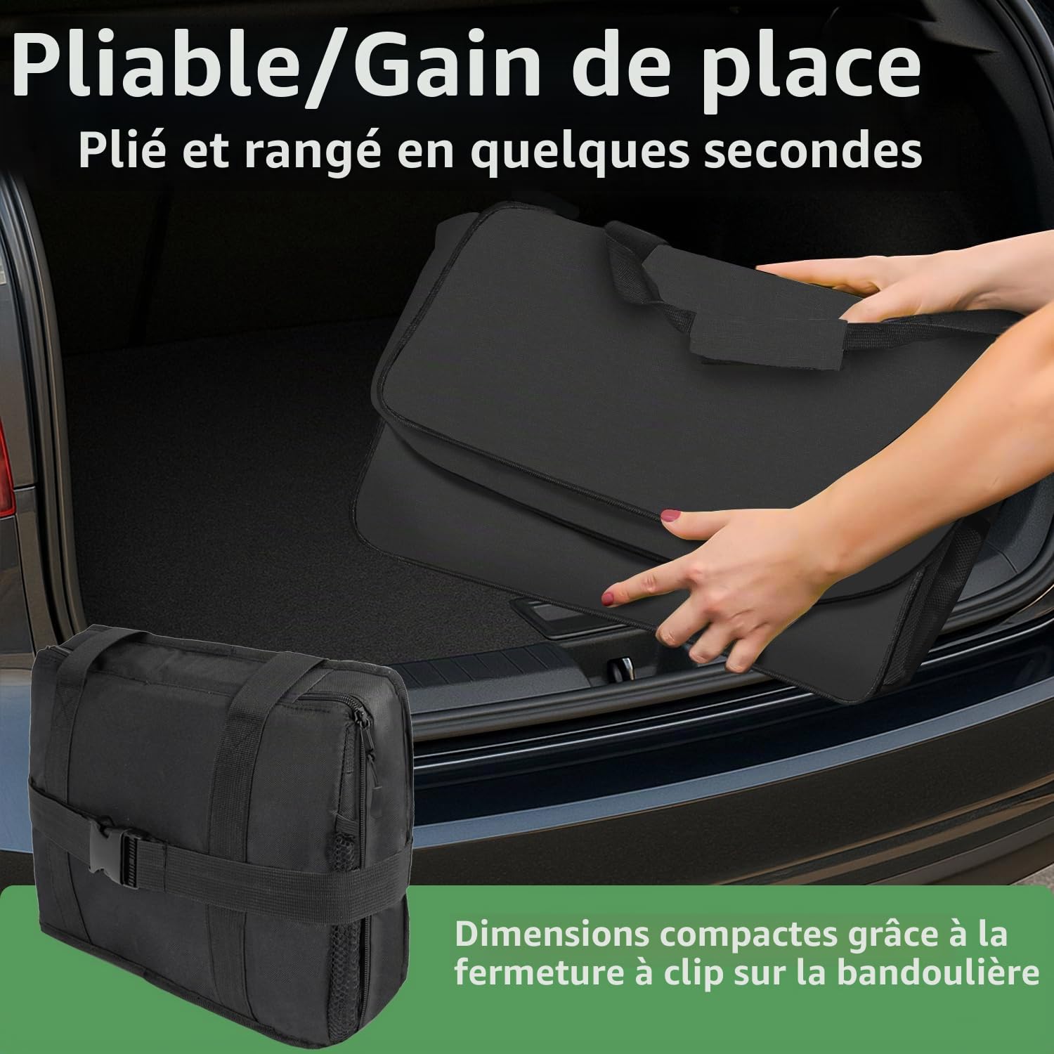 Cottara® Grand sac isotherme avec isolation anti-fuite 30 l – Sac isotherme pliable grand pour le shopping et le pique-nique – Sac de courses idéal, sac isotherme, sac de pique-nique