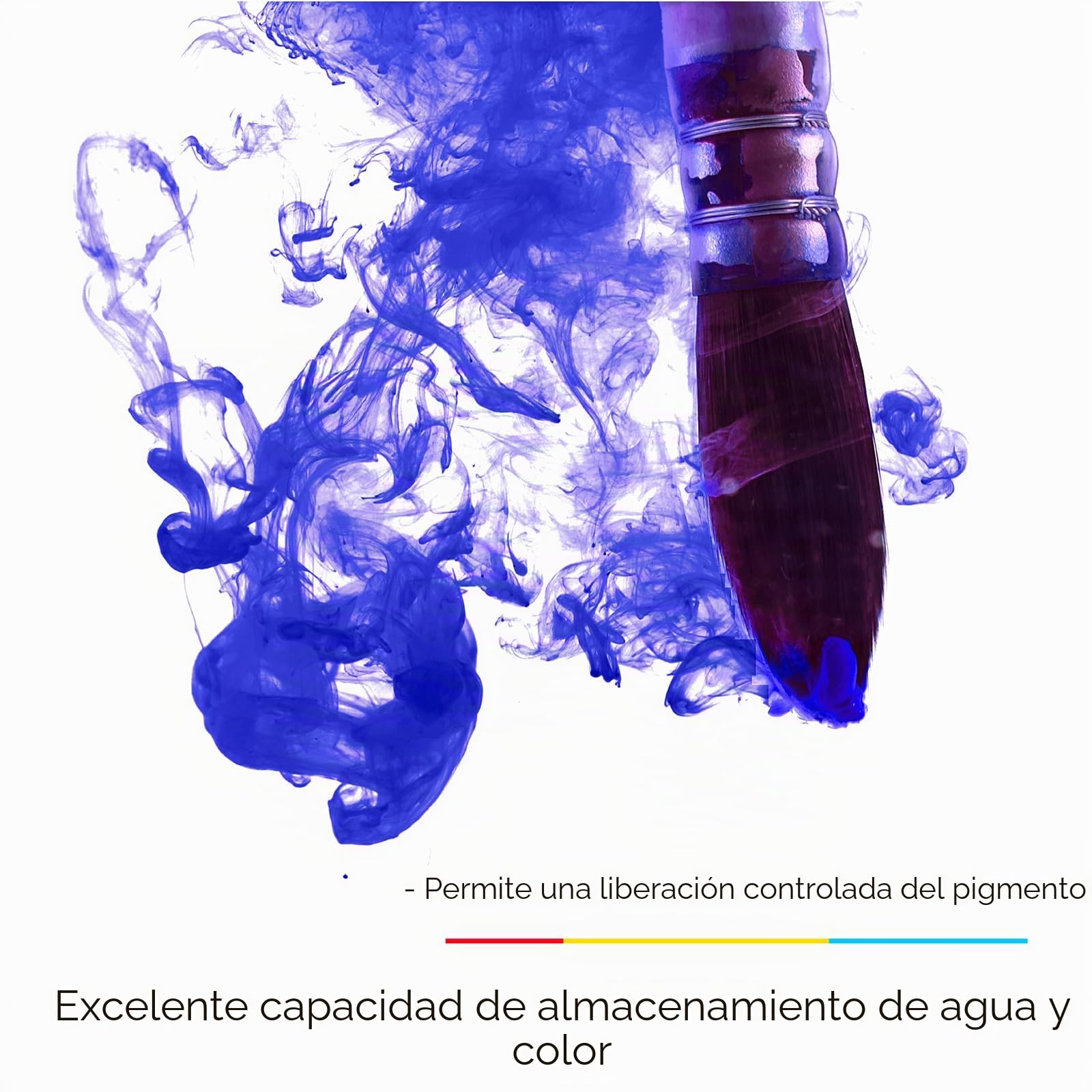 MEEDEN Pinceles de acuarela profesionales - Juego de 9 pinceles de pintura sintéticos de pelo de ardilla para artistas y aficionados con mango de madera de haya