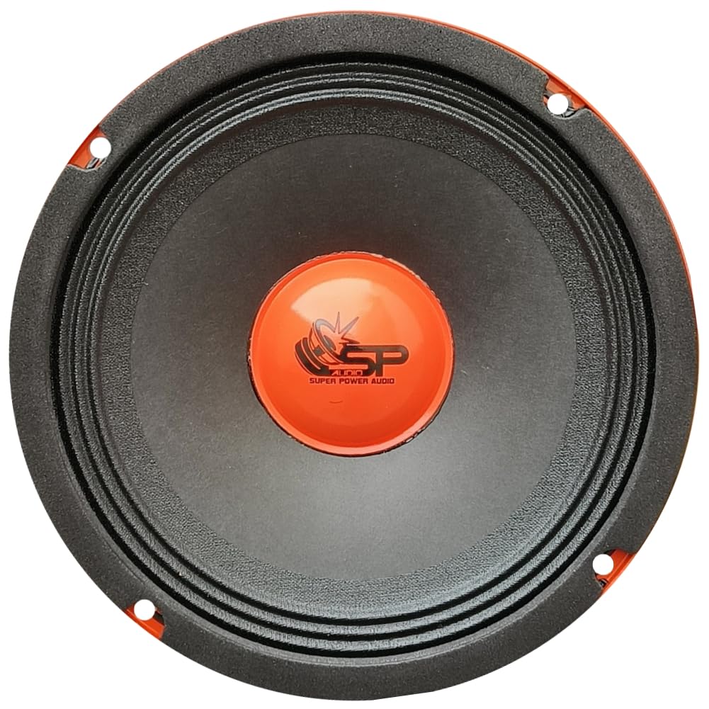 KIT SET PER SP AUDIO SP6.5CM-SLIM 2 midrange altoparlanti da 16,5 cm 165 mm 6.5" di diametro, 100 watt rms 200 watt max, impedenza 4 ohm, 96 db spl, a coppia + accessori omaggio