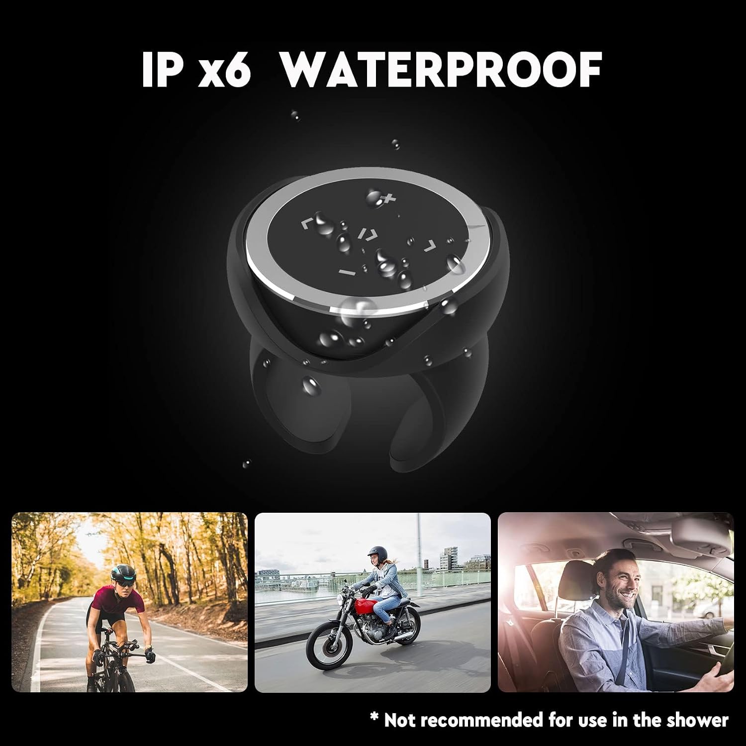 BIGTHREE Bluetooth Media Button, Car Wireless Bluetooth…… - صورة المنتج 5