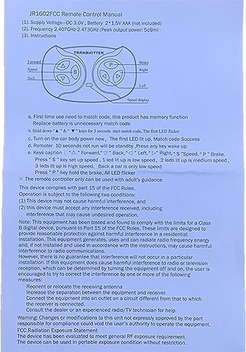Miniatura 6 de JR1625RX 12V Niños Powered Ride on Car 2.4G Bluetooth Control remoto y receptor Kit Controlador Caja de Control Accesorios para Niños Eléctrico Ride