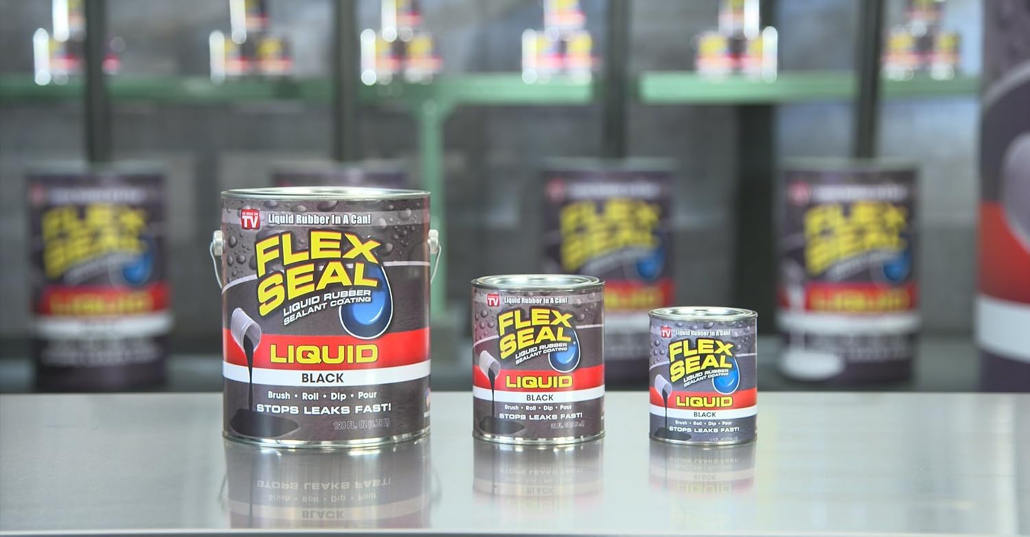Flex Seal Liquid LFSWHTR01 Gallon Flex Seal Liquid, White