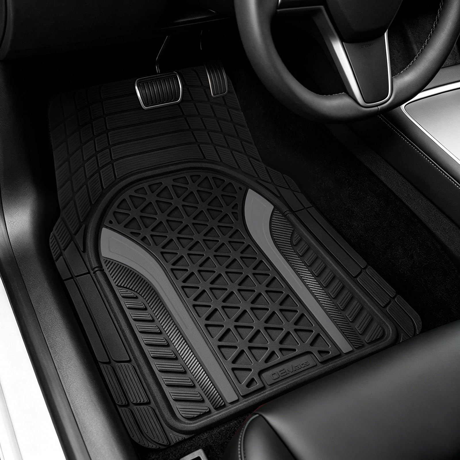 Photo 1 of OEMATS Carbon Fiber Design Car Floor Mats