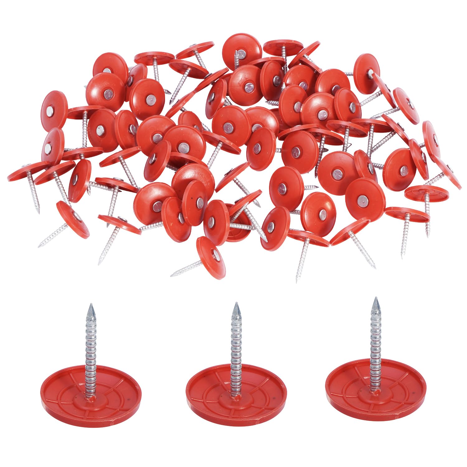 Roofing Cap Nails - 200 Pcs, 1 Inch -1 Roofing Cap Nails - 200 Pcs, 1 Inch -1