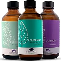 Vista 1 de Scentinal Premium Essential Oil - 100% Pure, Natural & Authentic - Extra Large 4oz Bottle (120ml) with Eyedropper - Refreshing Aromatherapy