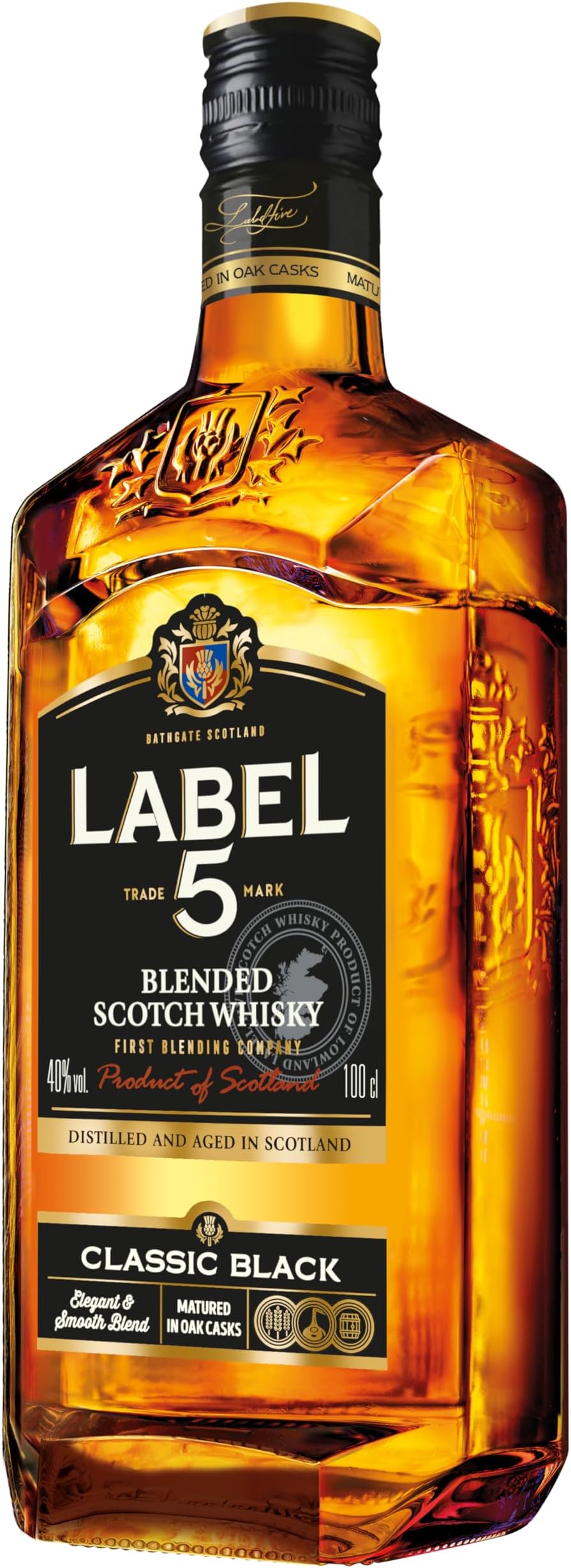 Label 5 Blended Scotch Whisky, 100 cl