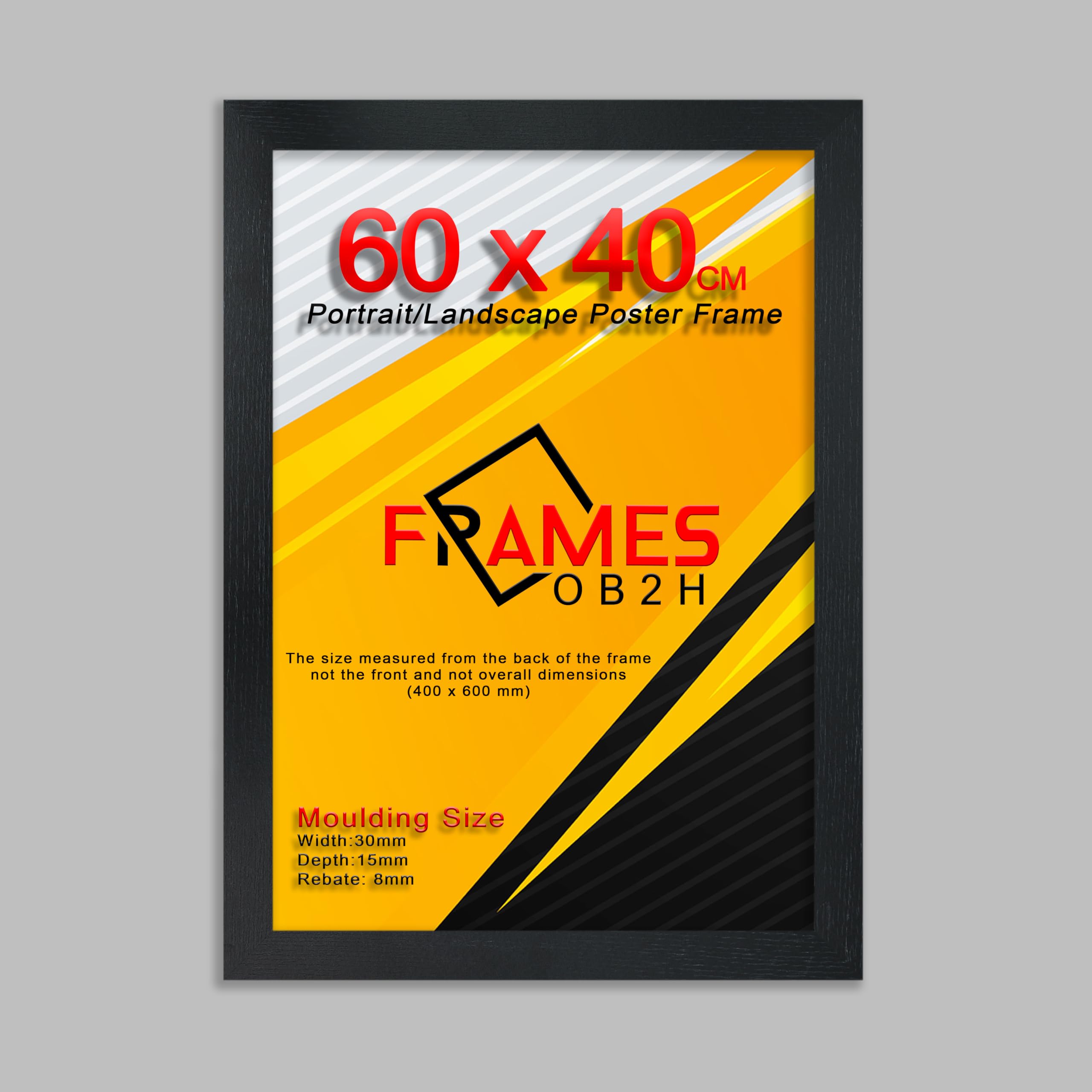 Black,60x40cm(600x400mm) Poster Frame, Photo Frame