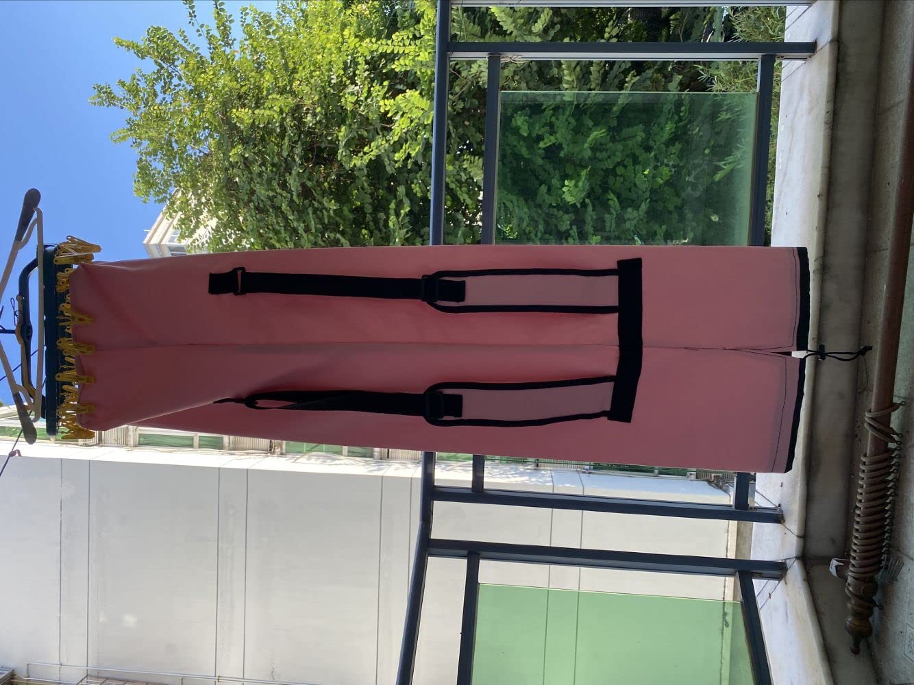 DreamFire 43 inch Longboard Carry Bag Skateboard Backpack for Travel Pink