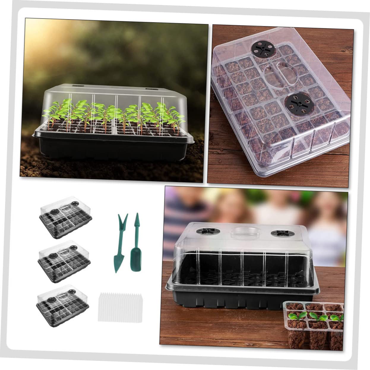 BESPORTBLE Plateau de Germination 1 Set PP Respirant pour Semis
