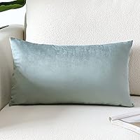 Vista 43 de Artscope Fundas de Almohada de Terciopelo de Lujo Fundas de Almohadas Cuadradas Decorativas Fundas de Cojines Suaves Sólidas para Sofá de Sala Sofá