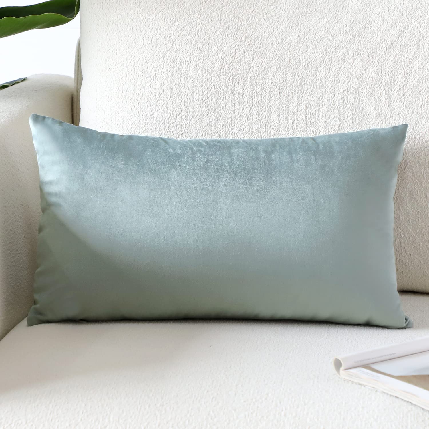 Artscope Luxury Velvet Pillow Covers Super Soft Decorative Rectangle Throw Pillow Covers Case Cushion Covers for Sofa Couch Bedroom Car Decor 16x24