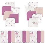 Viviland Baby Washcloths 24 Pack, Super Soft & Absorbent Bath Towel for Newborn and Infants, Kids Body Wash Cloth Face Cloth, Baby Towels Care for Baby\'s Sensitive Skin