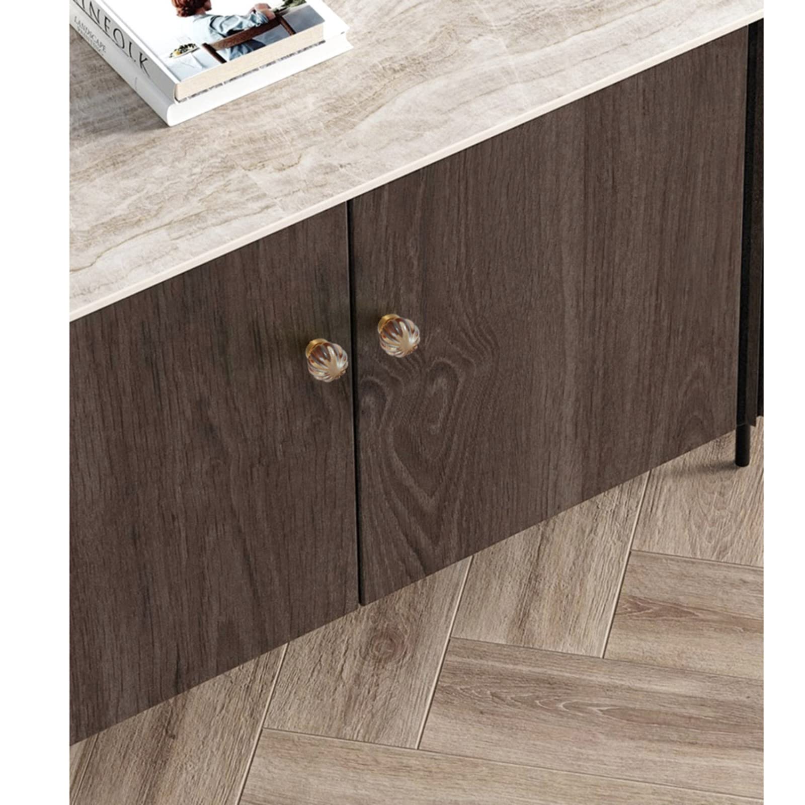 Möbelgriffe, Schubladengriffe for Küche, Kleiderschrank, Kommode(Champagnecolor)