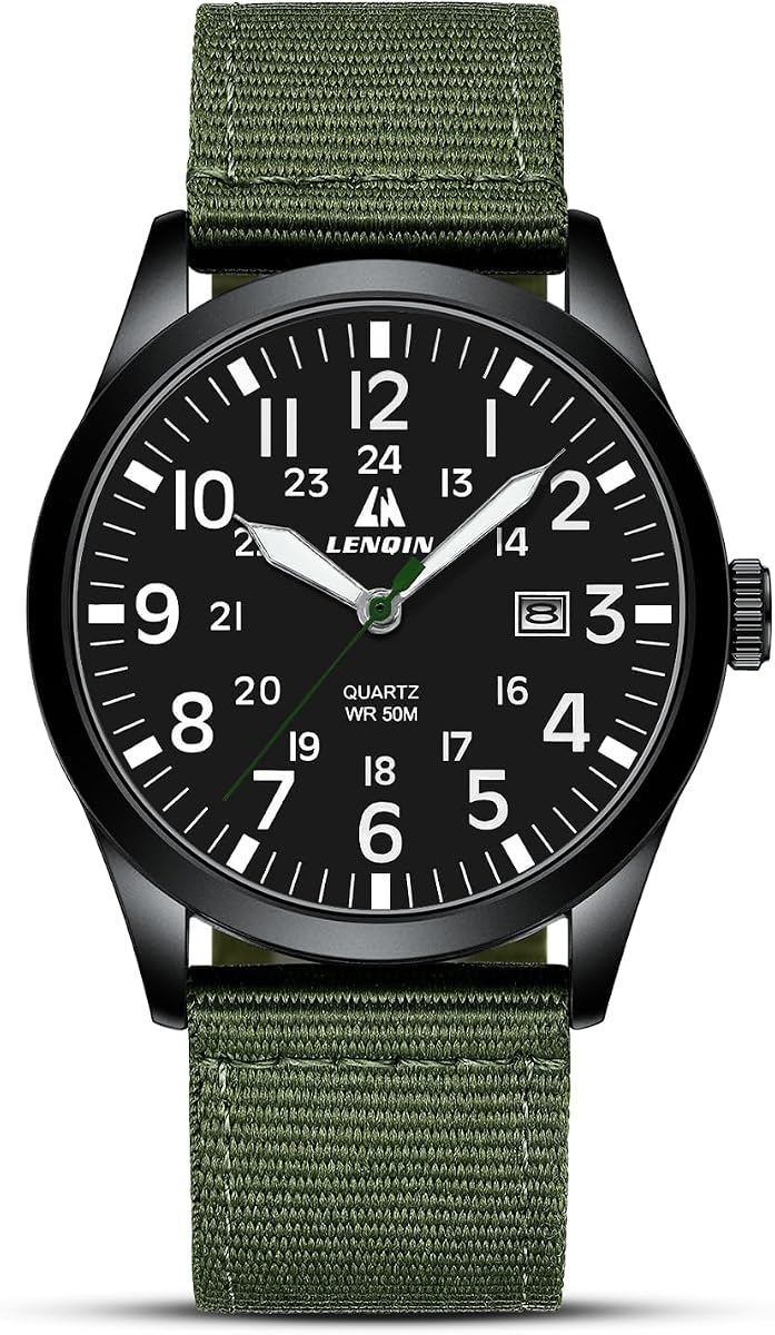 Relojes para hombre Reloj de cuarzo analógico deportivo militar para hombres