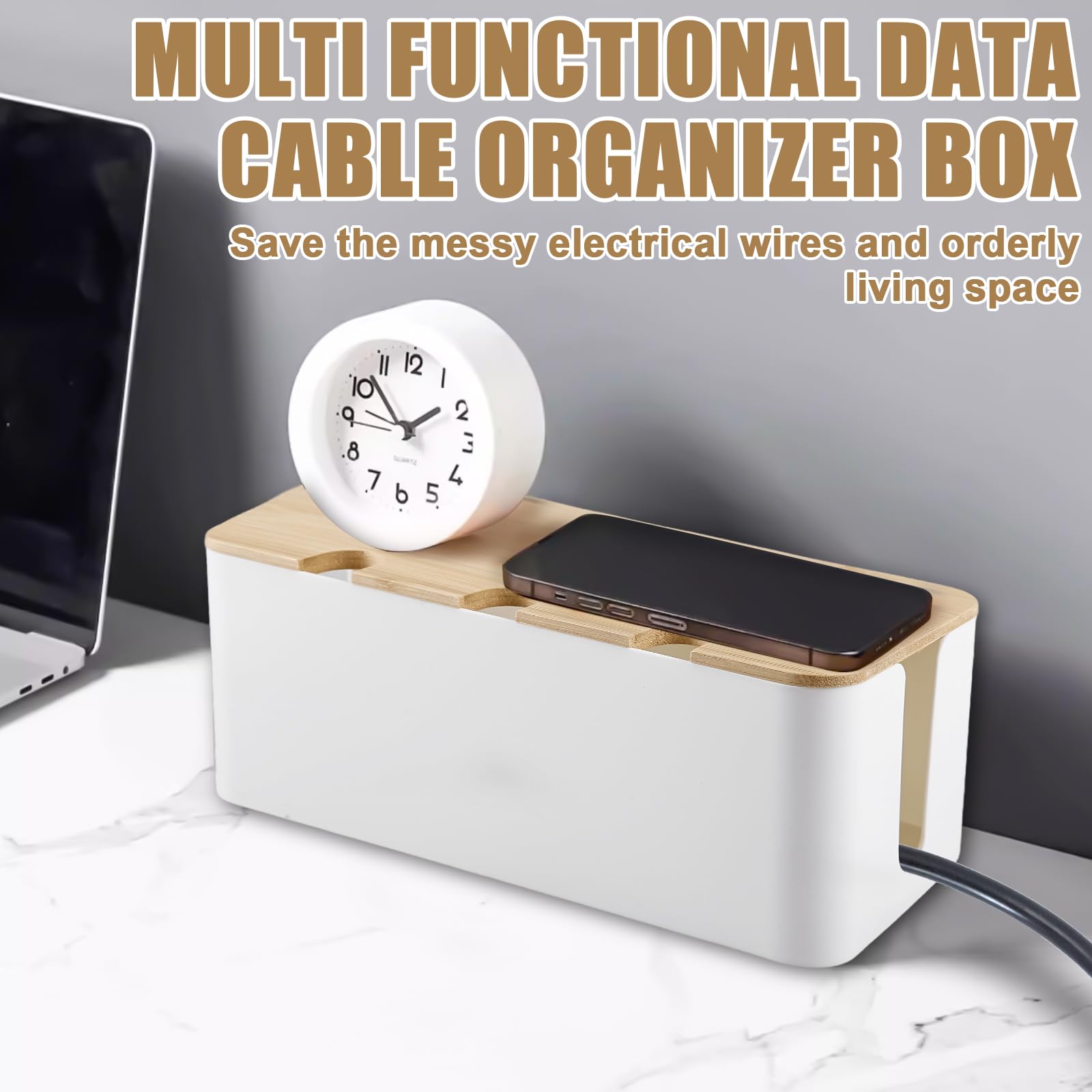 Kabelmanagementbox, Aufbewahrungsbox Für Kabel Mit Produktbild-Vorschau 10