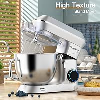 DOBBOR 9,5L Robotgép 1500W - 7 Sebességes Konyhai Mixer Dagasztó Funkcióval, Habverővel és Fröccsenésgátlóval, Csendes Bolygómozgású Keverőr 9
