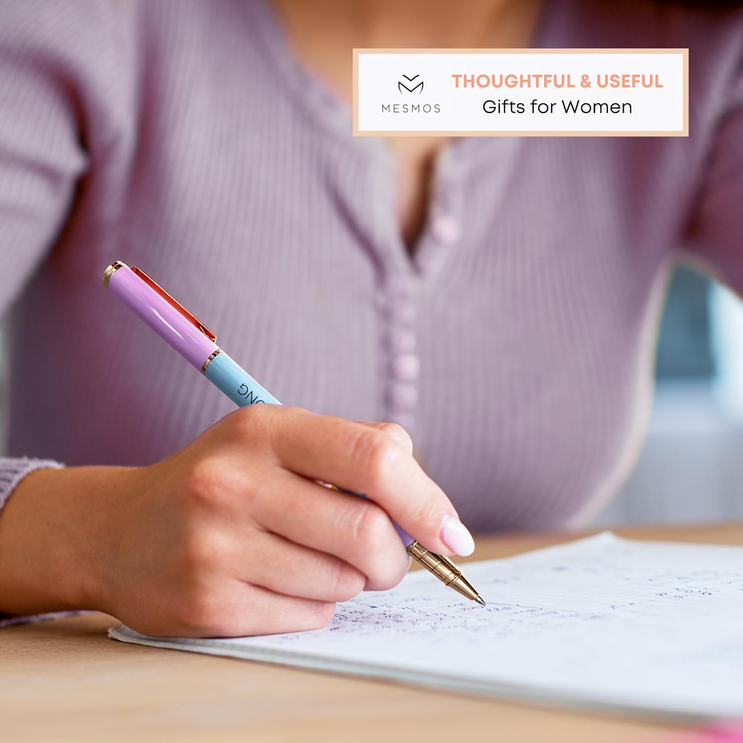 MESMOS 3pk 0.7mm Fine Tip Gel Ink Pen Set, Fancy Pen Set for Women, Inspirational Gifts for Women, Daily Affirmations, Positive Affirmations, Motivational Gifts, Aesthetic Pens - Image 7