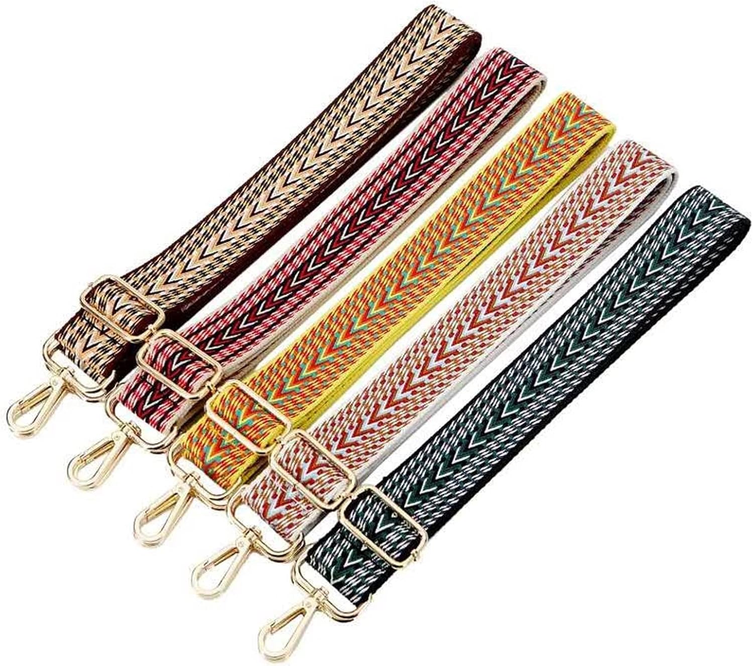 GRFIT Bag Strap Color Cross Body Shoulder Bag Replacement Strap Adjustments Adjustable Bag Accessories Shoulder Strap (Color : F6, Size : 135cm-metal Silver)