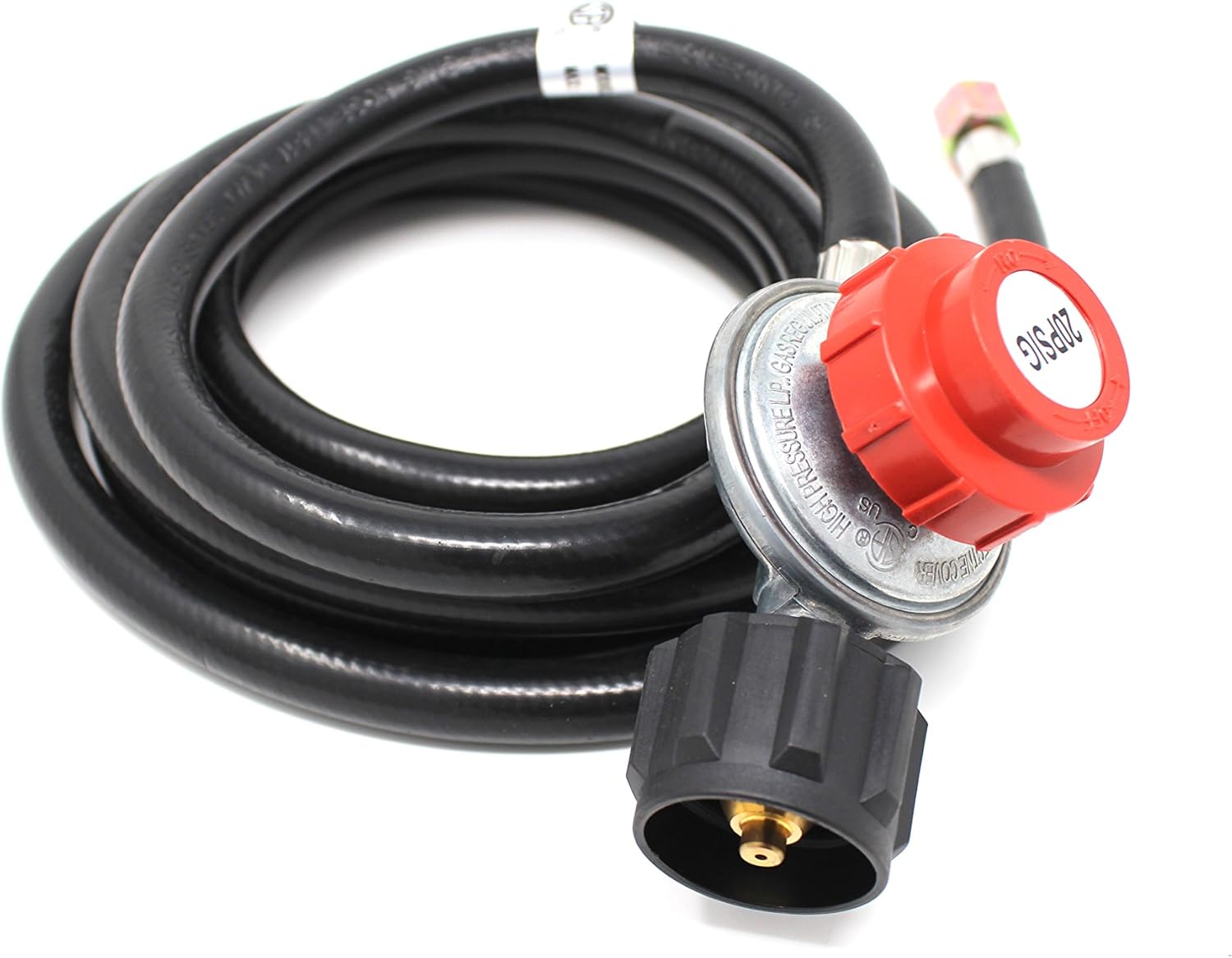 Amazon Com Concord High Pressure Regulator Hose 0 20 Psi Adjustable Propane 10 Ft Patio Lawn Garden