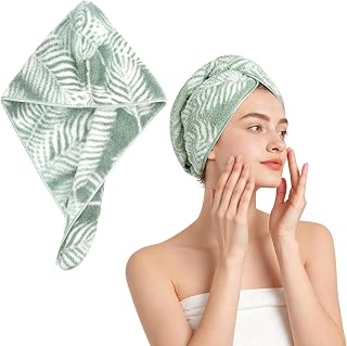 PHOGARY Turbante Microfibra Absorbente 28x72cm Secado Rápido Mujer Niña