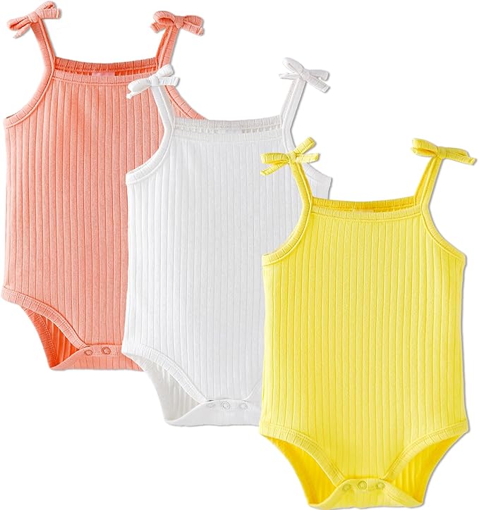 Bodies Bebé Niña Sin Mangas Pack 3