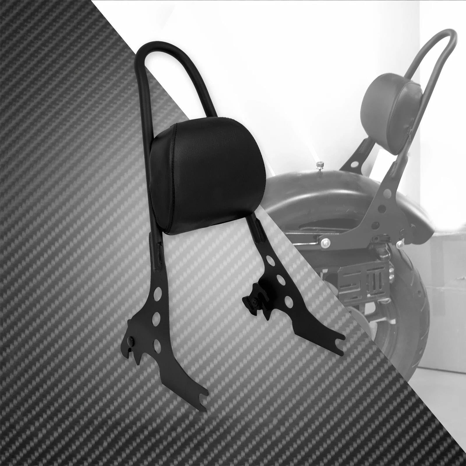 Sissy Bar Sedile Posteriore del Motociclo Passeggero Sissy Bar Schienale Pad Cuscino dello Schienale per Harley Sportster Superlow 1200T XL1200T 2014-2017