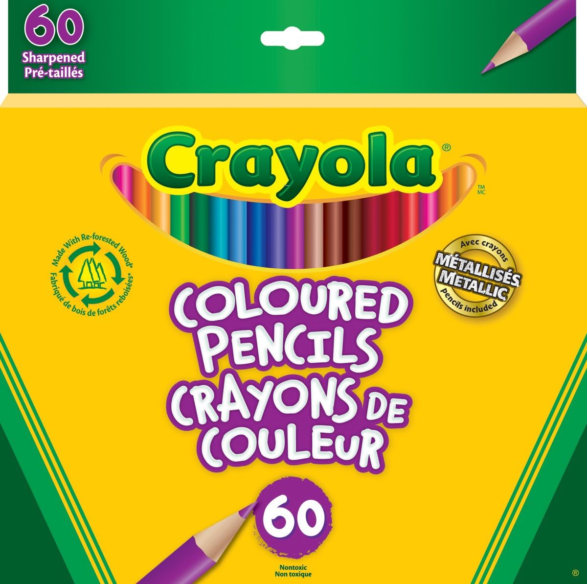 CrayolaColoured Pencils, 60 Ct