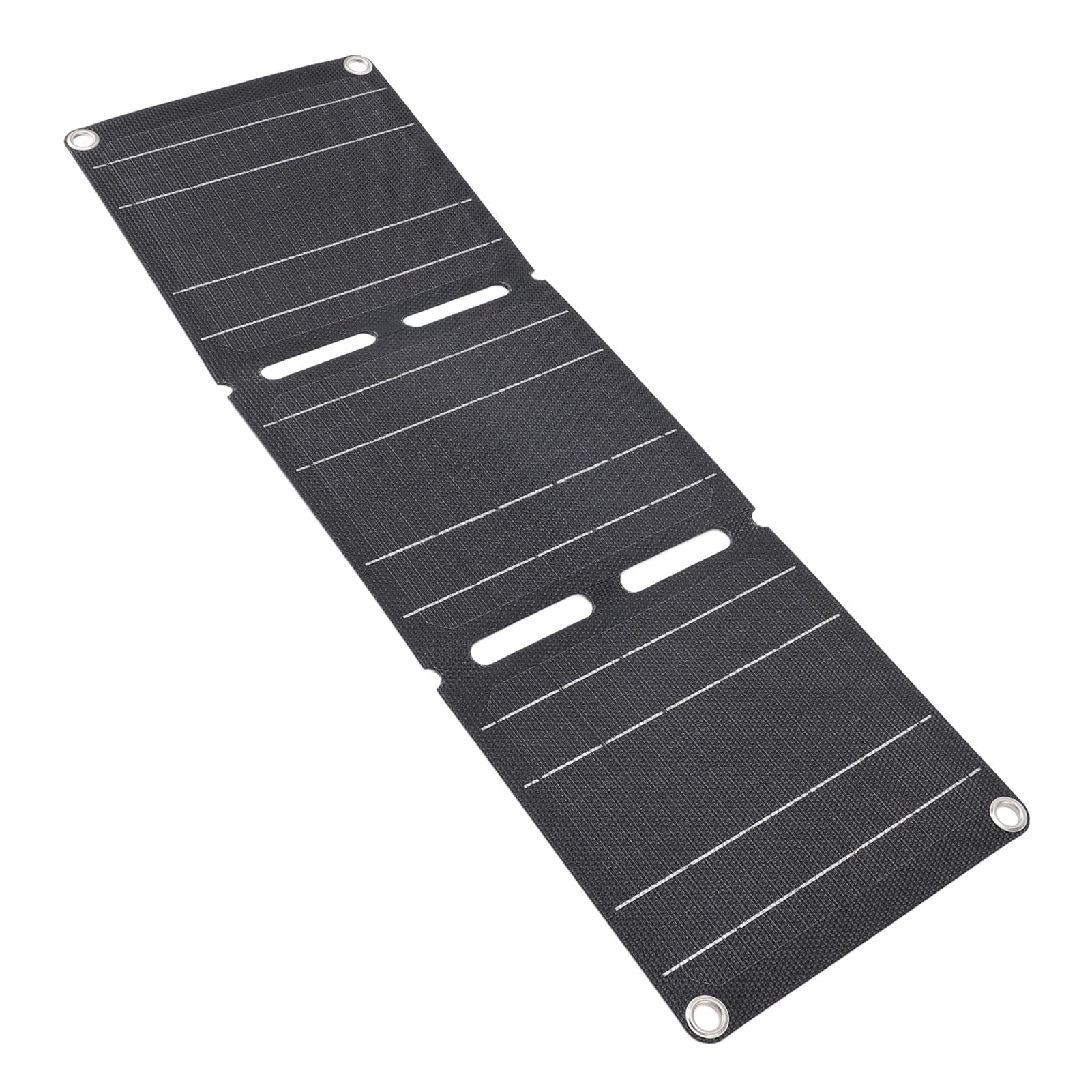 Panneau Solaire 30W, Chargeurs Solaires Portables Pliants IP68 à Haute efficacité avec Double Sortie USB pour Le Camping, la Randonnée, Les Voyages