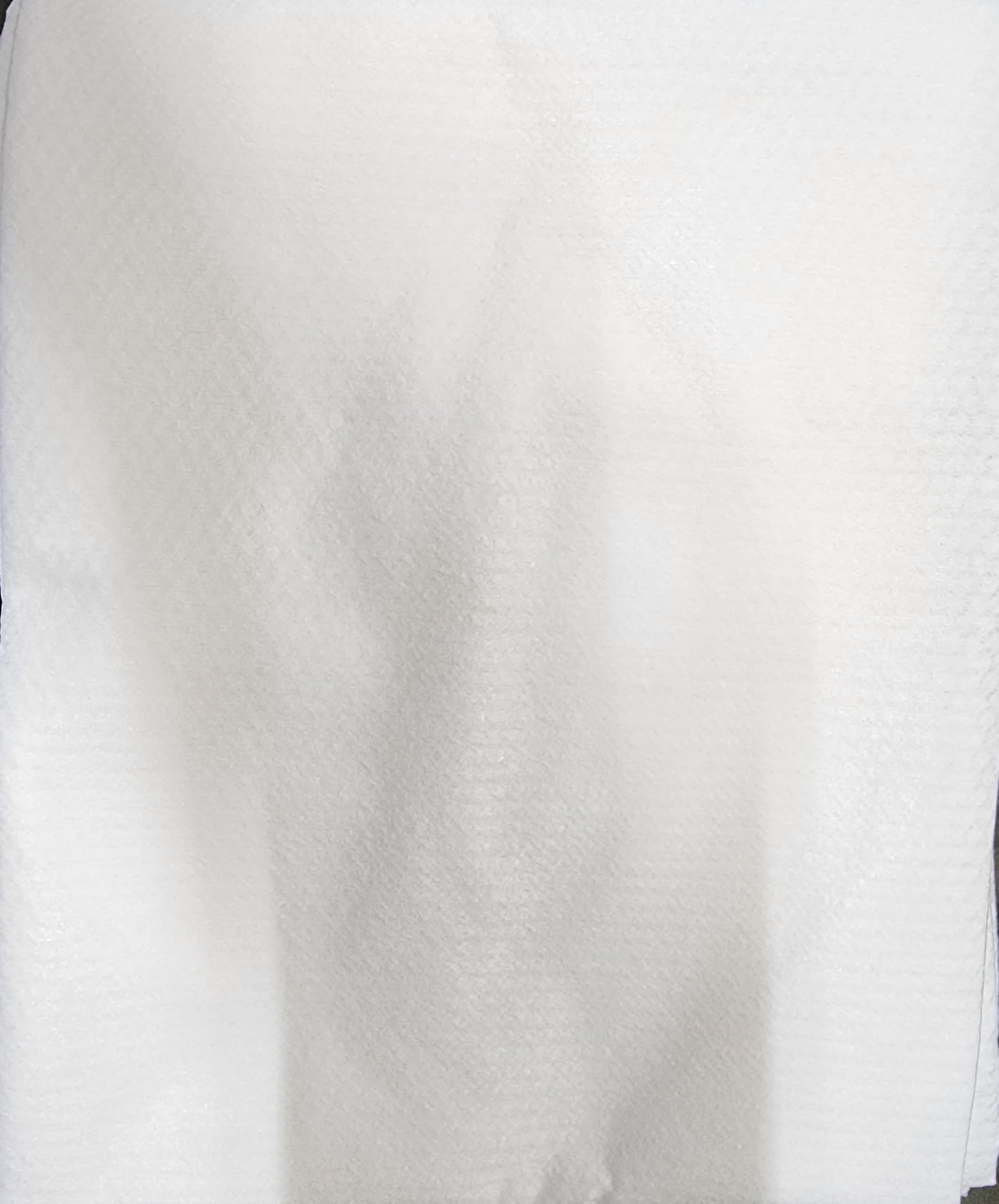 Dr.Bohrras Disposable Nonwoven Cotton Bath Towels, 70x150 cm, 70 GSM, White, Pack of 5 1
