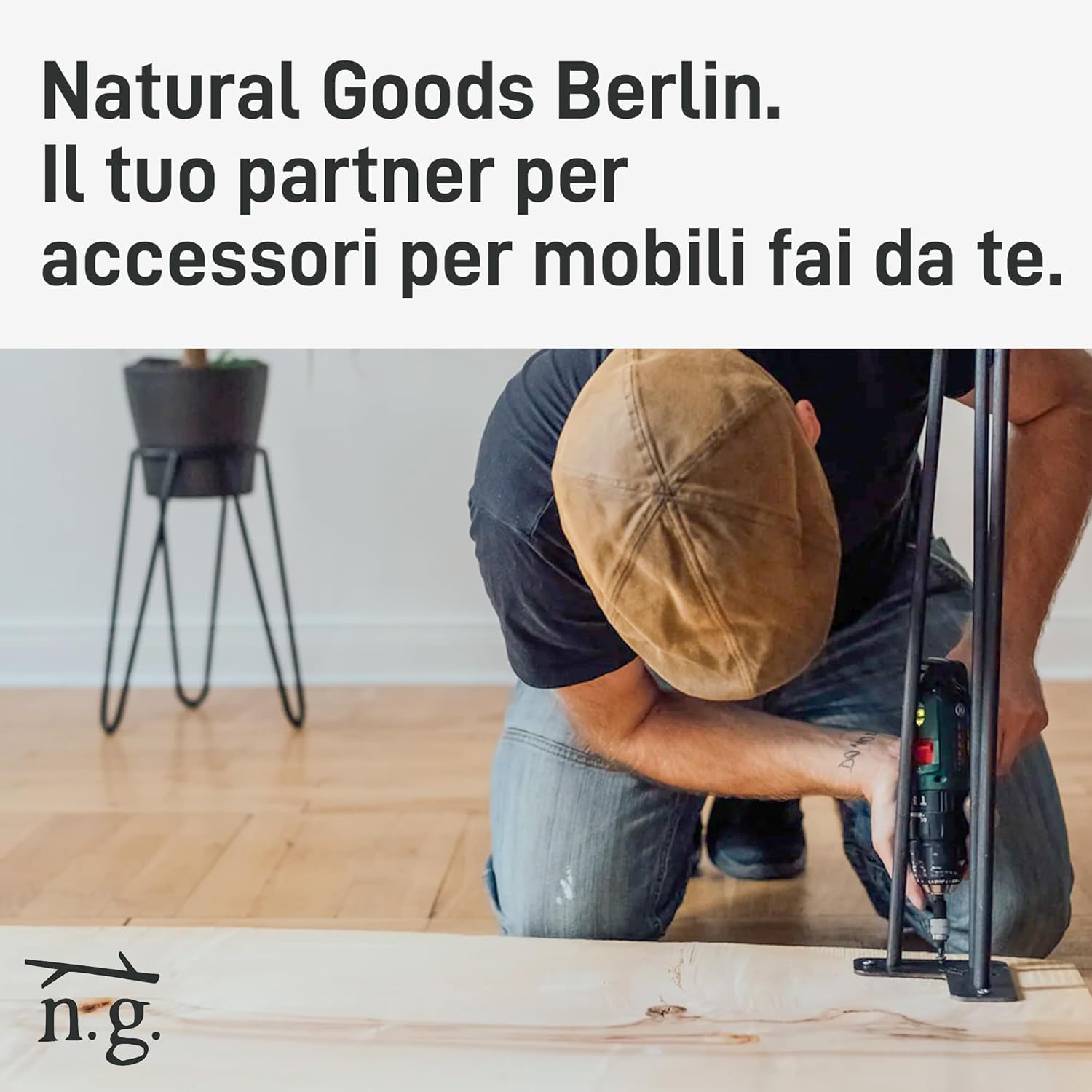Natural Goods Berlin Paglia di Vienna | Rattan Rotolo per Mobili Fai-da-Te Come Ante di Armadi, Sedie, Comò, Credenze, Panche o Divisori | PE riciclabile | Vimini Viennesi 60x200 cm in Bianco