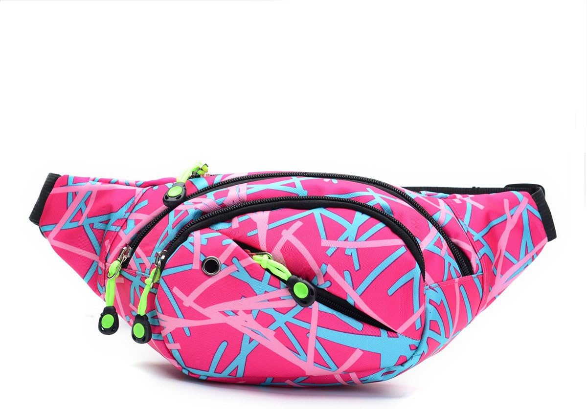 EstwellBum Waist Bag Pack Outdoor Travel Hiking Fanny Pack Waterproof Holiday Money Hip Pouch for Men Women