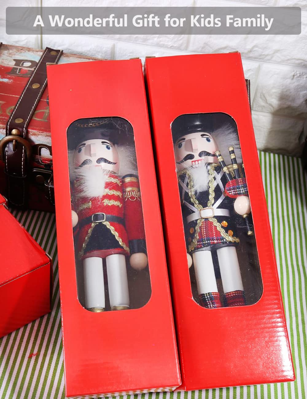 Aazon.co: Gatuida 4PCS Wooden Nutcracker Soldier Figure Decor Aazon.co: Gatuida 4PCS Wooden Nutcracker Soldier Figure Decor