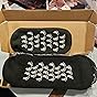 ALUROICE 11" Large Silicone Moisturizing Socks for Men - 2 Pairs Soft Foot Care Socks - Feet Moisturizing Socks for Dry Cracked Feet (Size L)