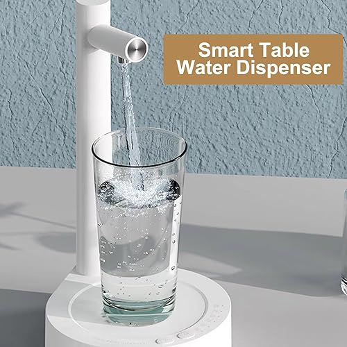 Miniatura 5 de es- Dispensador de botellas de agua, bomba automática portátil para botellas universales de 5 galones, dispensador de agua para encimera, hogar,