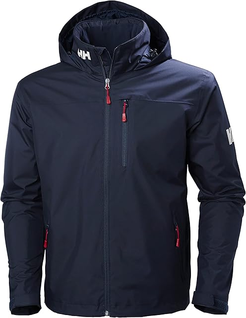 Helly-Hansen Mężczyźni Crew Hooded Midlayer 33874 Kurtka Wodoodporna, Granatowy, M