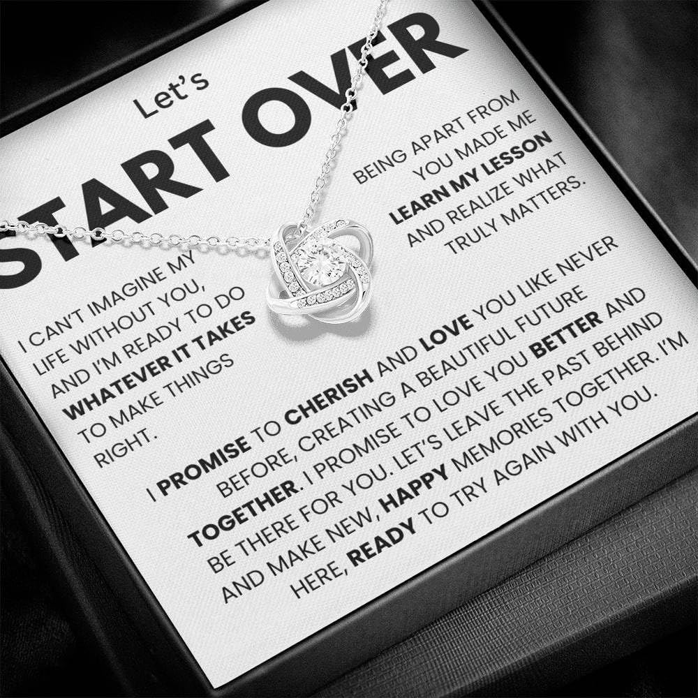 I'm Sorry Necklace for Her – Apology & Forgiveness Gift with Heartfelt Message Card & Stunning Gift Box for Wife, Girlfriend, or Soulmate - Image 2