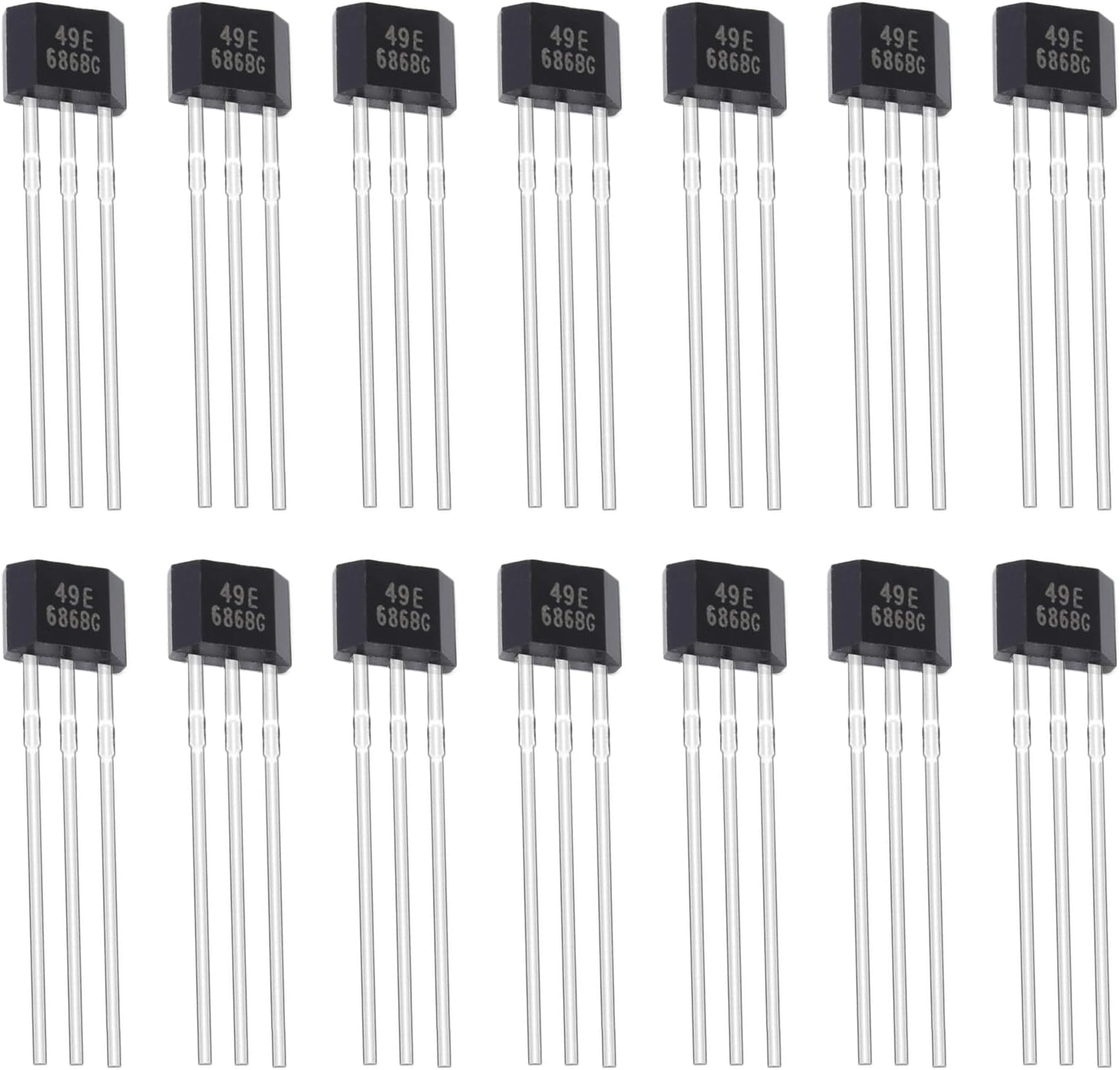 20Pcs 49E OH49E SS49E S49E TO-92S Hall Effect Sensor 3Pins Magnetic Detector